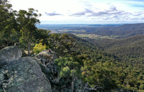 Strathbogie Ranges from Rocky Ned lookout – Mirboo North. Credit: C. Gottgens